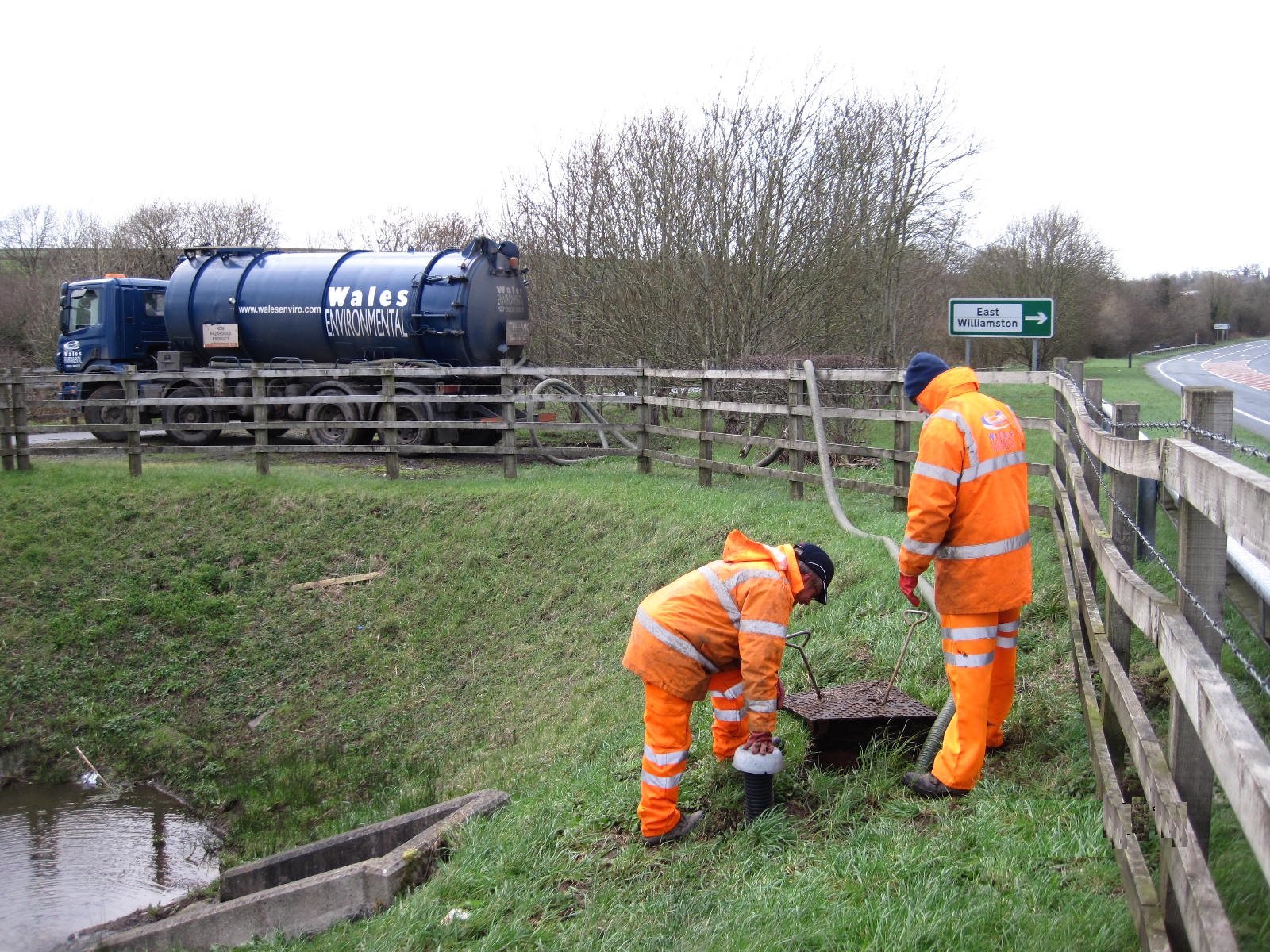 Oil and Water Interceptor Cleaning